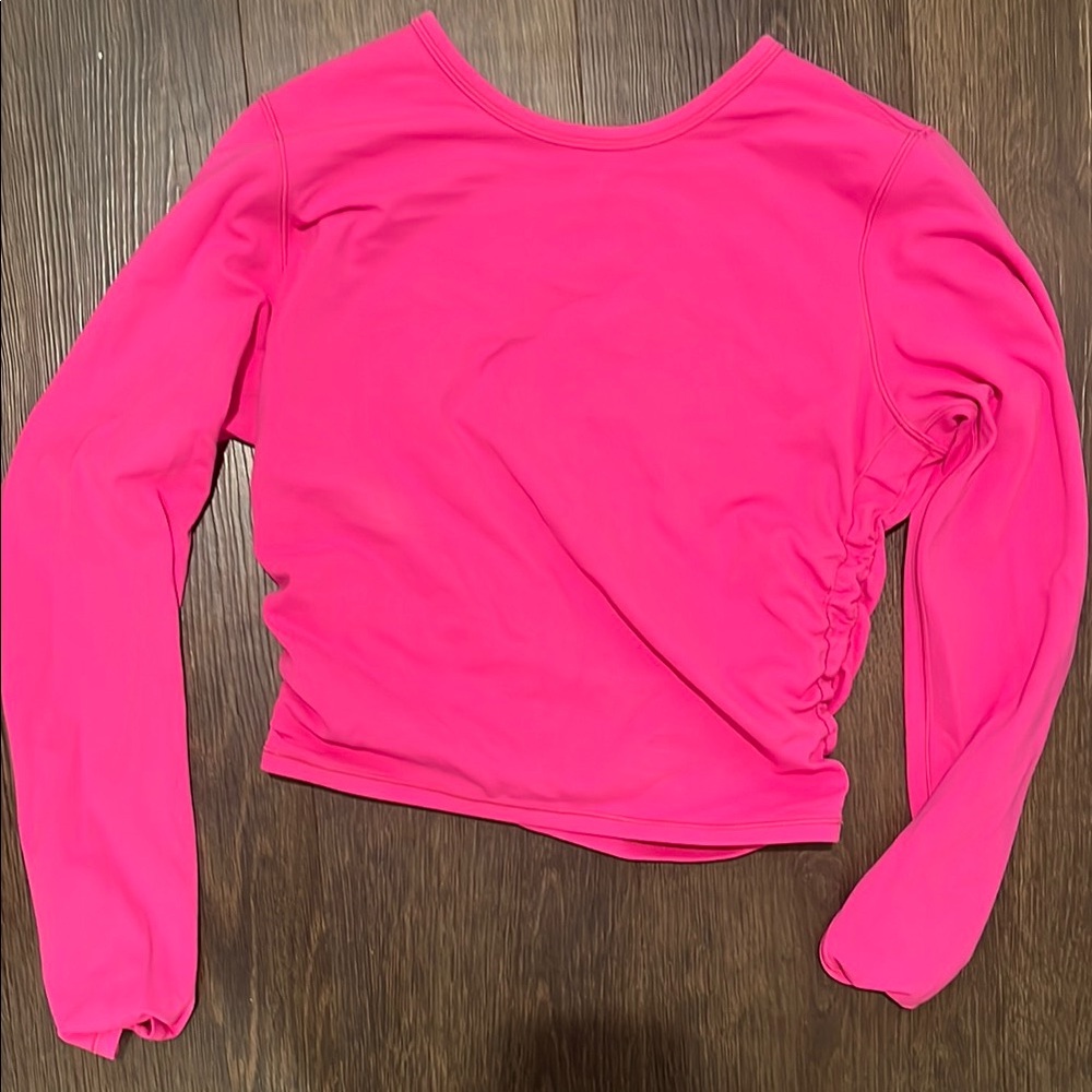 Pink Long Sleeve Women's Top